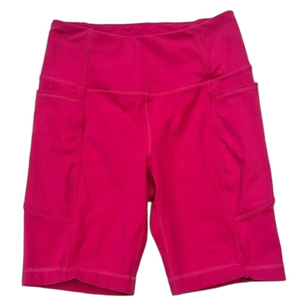 Mondetta Performance Luxury Women's Pink High-Waisted Biker Shorts XS